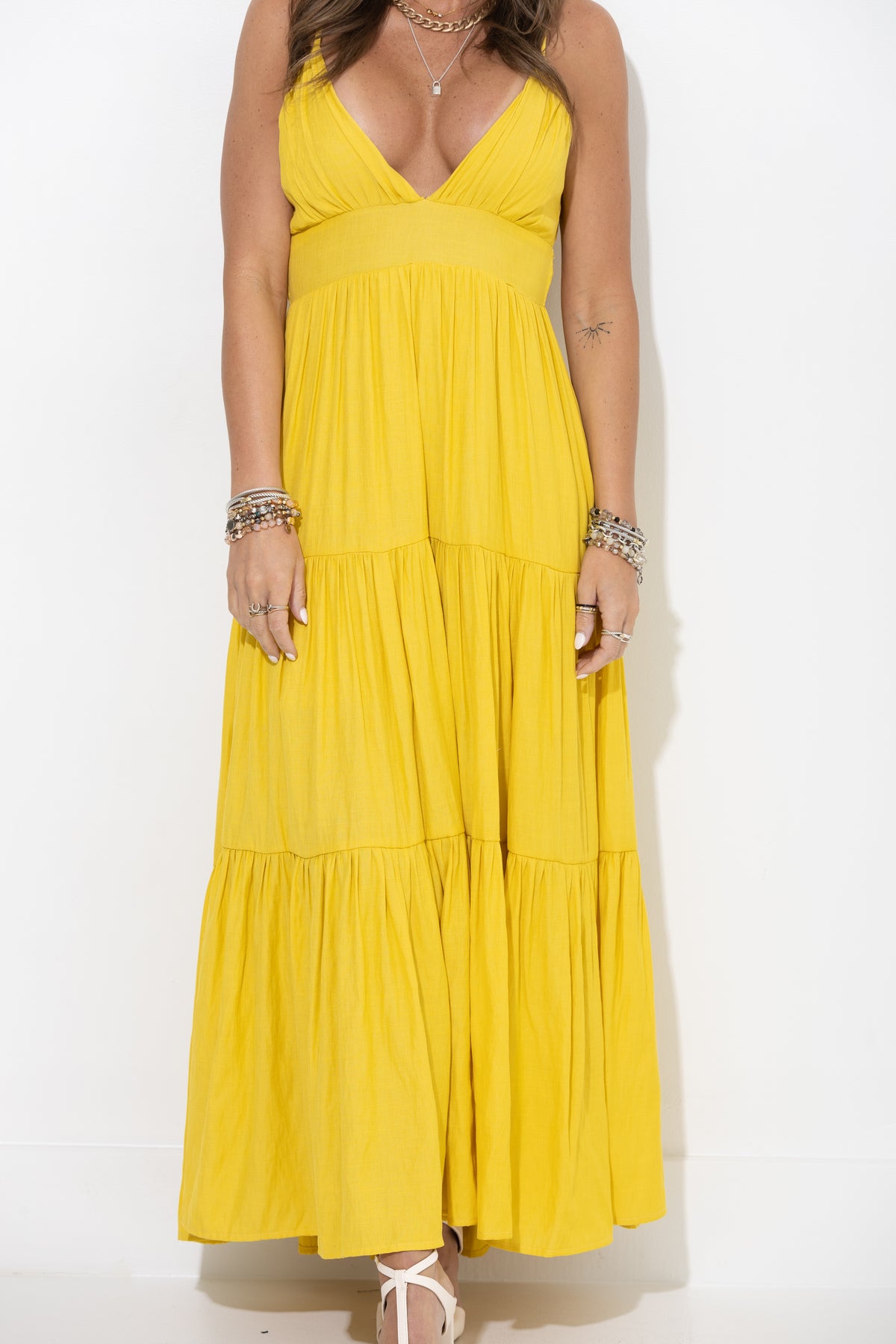 caroline tiered maxi dress Petal and Pup Womens Caroline Maxi Dress